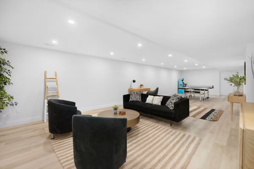 Basement games room